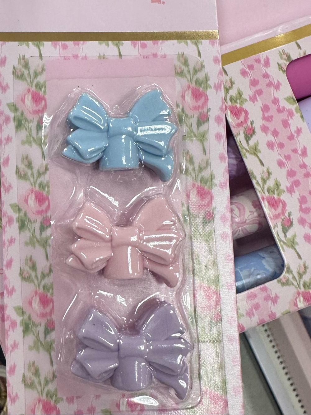 LoveShackFancy Heirloom 3pk Eraser Pencils Topper Bows